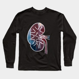 Gouached Kidney Long Sleeve T-Shirt